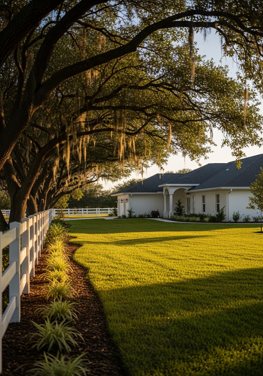 Southwest Ranches home exterior showing spacious lot and landscape typical of the area's equestrian and rural character.